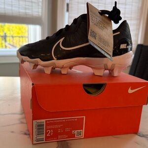 Nike Kids Alpha Huarache 4 Black and White Sneakers